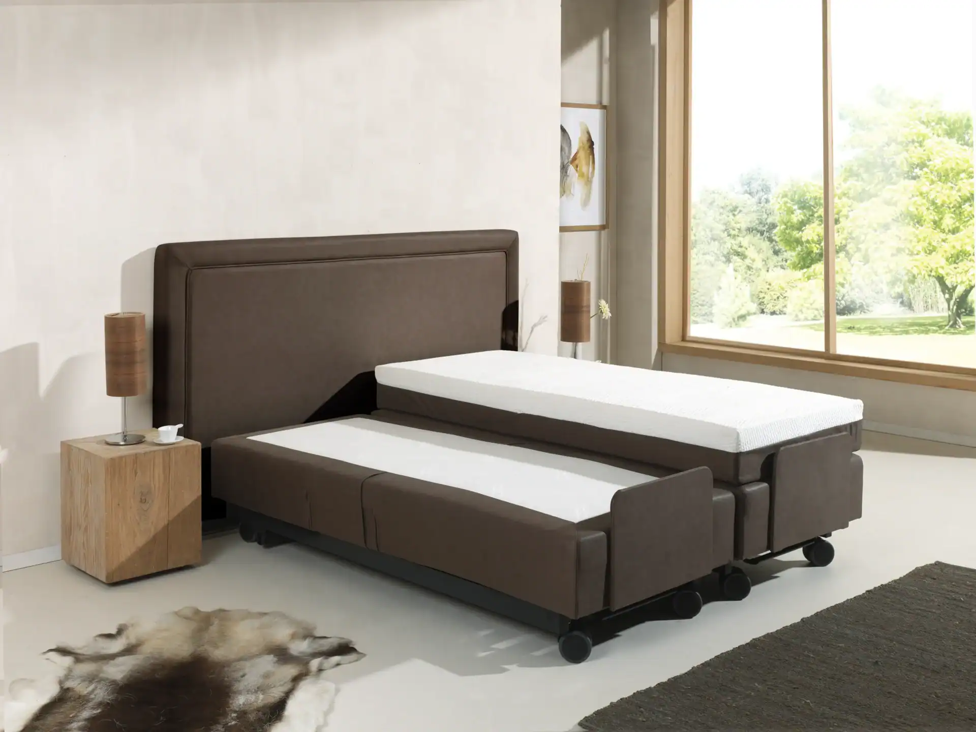 Sereno hoog-laag bed - foto 2 - Boxspring Atelier