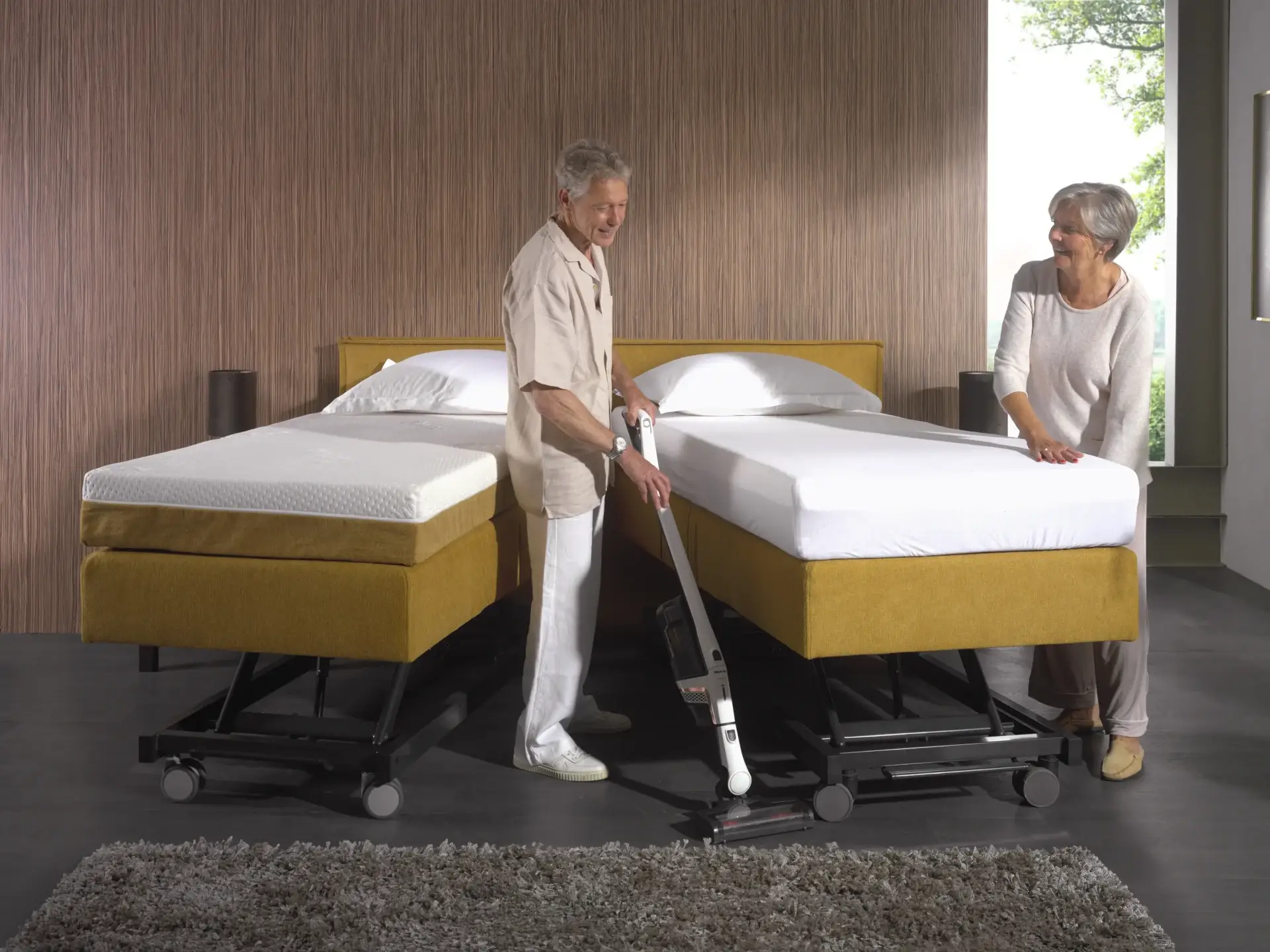 Solace Oker hoog-laag bed - foto 7 - Boxspring Atelier