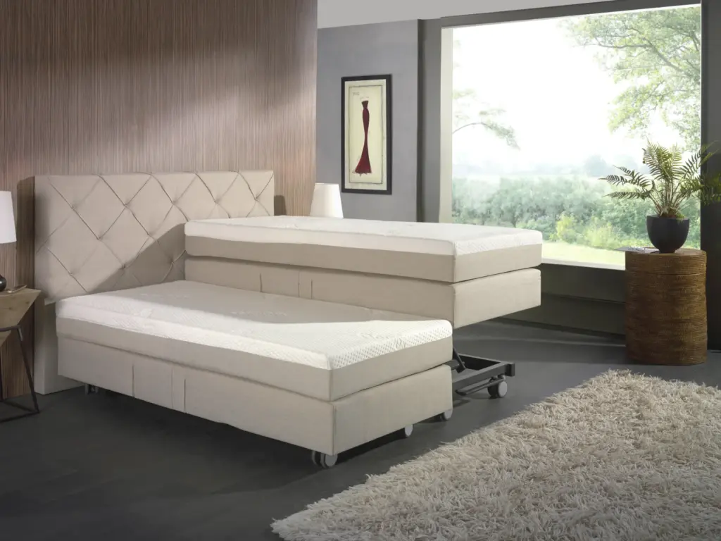 Verlora Ivory hoog-laag bed - Boxspring Atelier