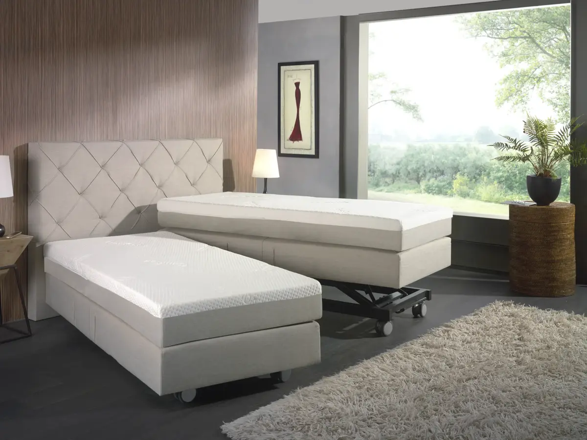 Verlora Ivory hoog-laag bed - foto 2 - Boxspring Atelier