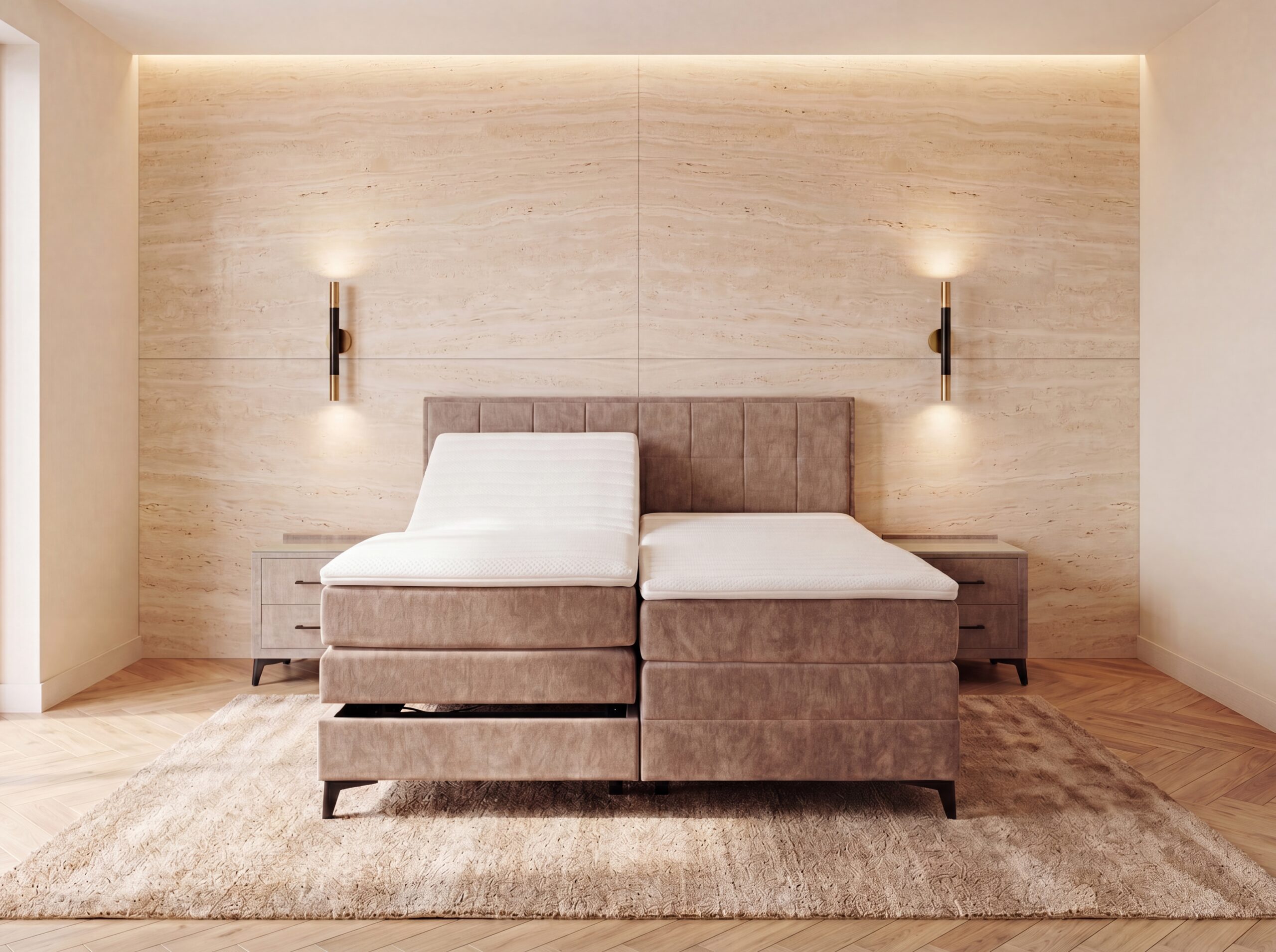 Palermo elektrisch verstelbare boxspring - foto 4 - Boxspring Atelier