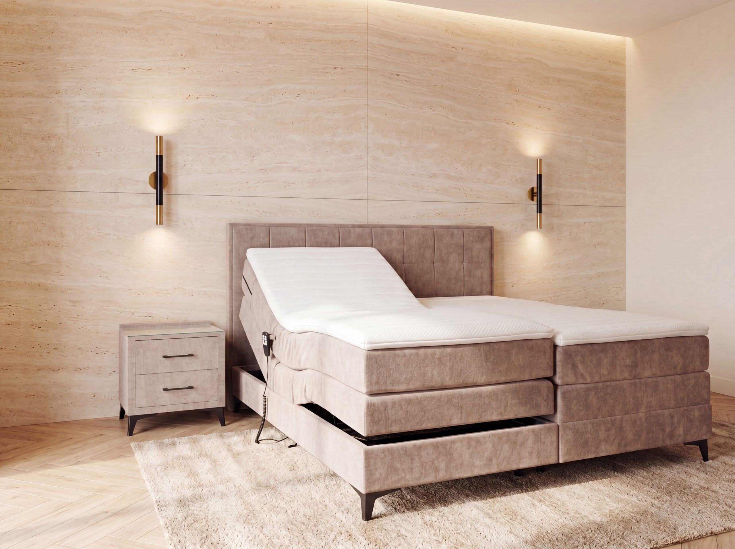 Palermo elektrisch verstelbare boxspring - foto 5 - Boxspring Atelier
