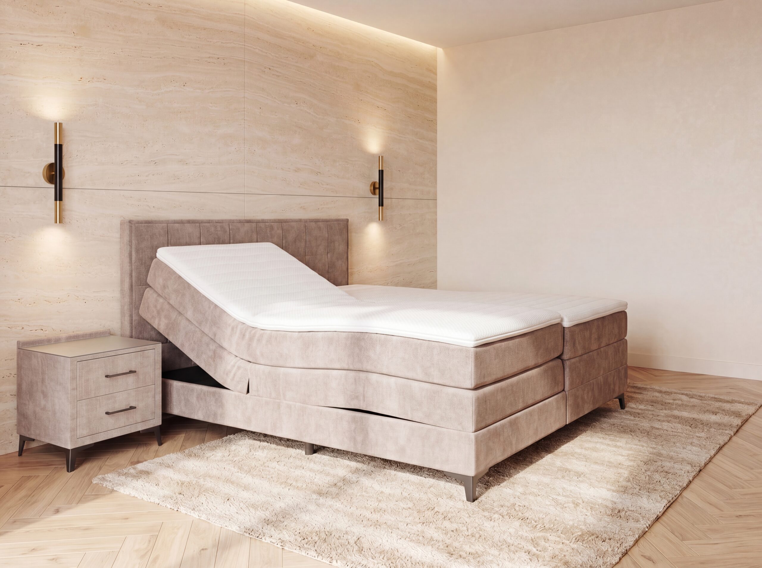 Palermo elektrisch verstelbare boxspring - foto 8 - Boxspring Atelier