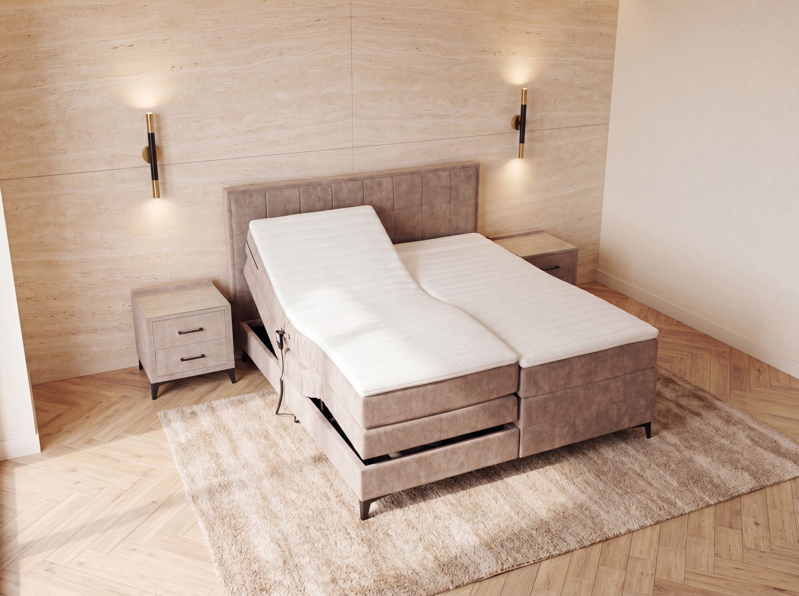 Palermo elektrisch verstelbare boxspring - foto 10 - Boxspring Atelier