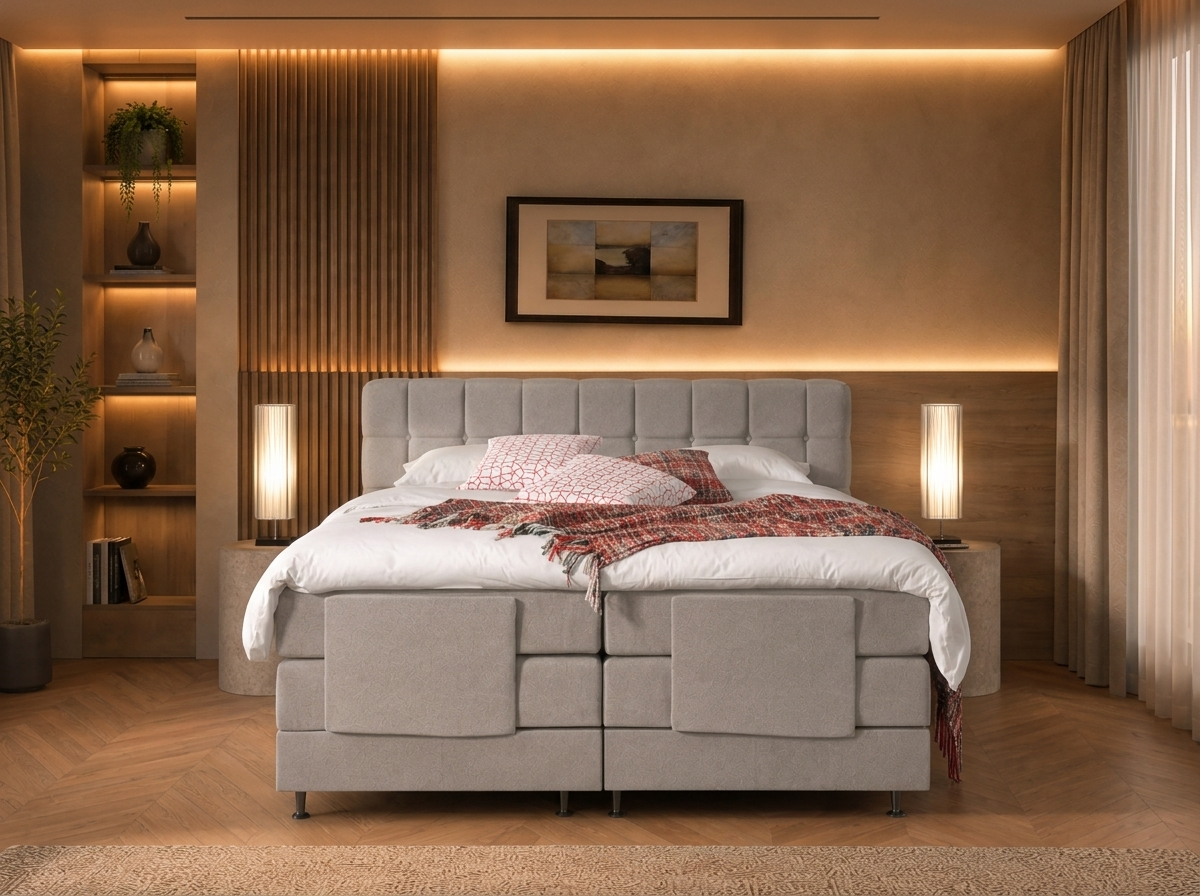 Comfortabel verstelbaar boxspringbed van Boxspring Atelier voor beter slapen op latere leeftijd