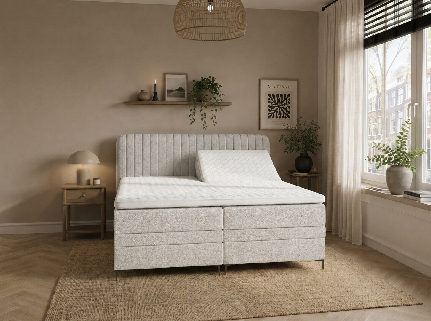 Elektrische boxspring Eleganza