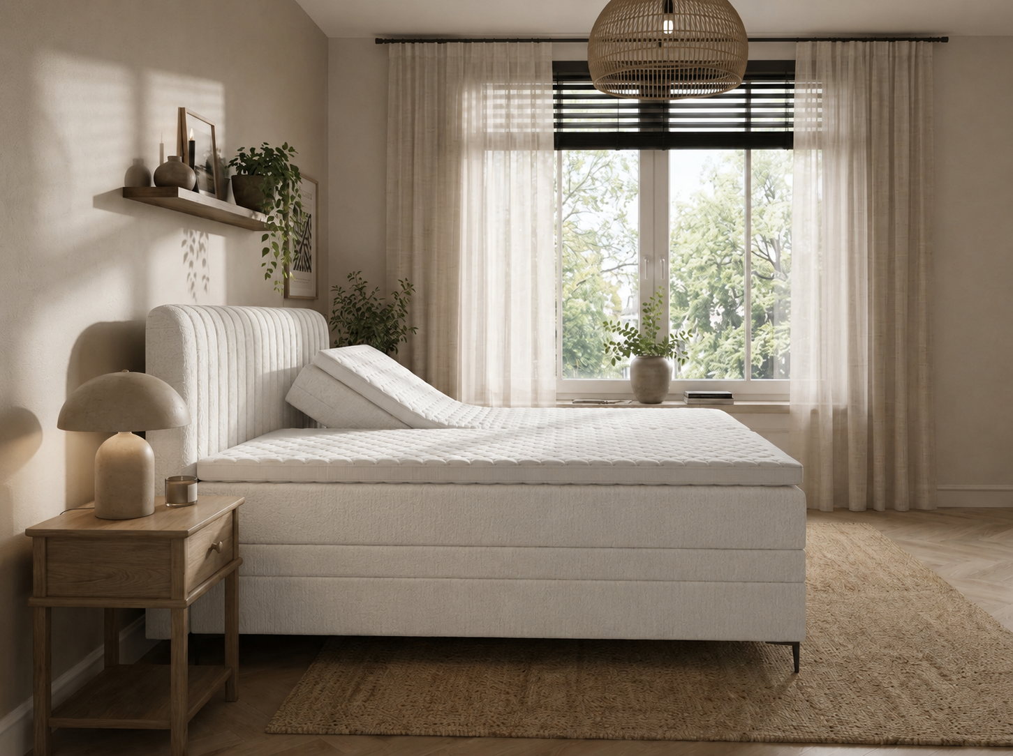Elektrische boxspring Eleganza