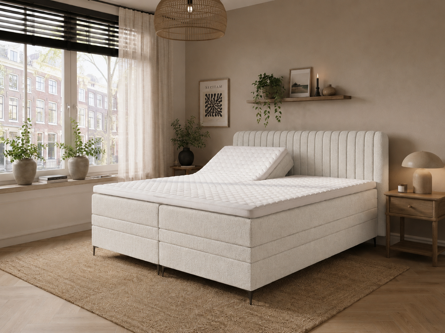 Elektrische boxspring Eleganza